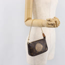 LOUIS VUITTON Mini Pochette Accessoires Pouch T&B M60153 LV Auth 214019V-21
