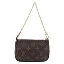 LOUIS VUITTON Mini Pochette Accessoires Pouch T&B M60153 LV Auth 214019V-3
