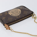 LOUIS VUITTON Mini Pochette Accessoires Pouch T&B M60153 LV Auth 214019V-6