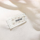 CHANEL Hand Bag Caviar Skin White Gold CC Auth 214021-23