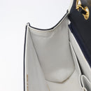 CHANEL Chain Shoulder Bag Lamb Skin Navy Gold CC Auth 214023V-25