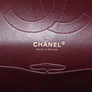 CHANEL Big Matelasse 30 Chain Bag Lamb Skin Black Gold CC Auth 214026SAM-19