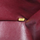 CHANEL Big Matelasse 30 Chain Bag Lamb Skin Black Gold CC Auth 214026SAM-27