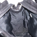 CHANEL Matelasse Tote Bag Lamb Skin Black Silver CC Auth 214030V-20