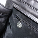 CHANEL Matelasse Tote Bag Lamb Skin Black Silver CC Auth 214030V-22
