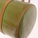 LOUIS VUITTON Monogram Vernis Bedford Hand Bag Baby Blue M91007 LV Auth 214032-12