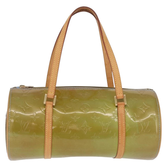 LOUIS VUITTON Monogram Vernis Bedford Hand Bag Baby Blue M91007 LV Auth 214032