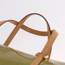 LOUIS VUITTON Monogram Vernis Bedford Hand Bag Baby Blue M91007 LV Auth 214032-8