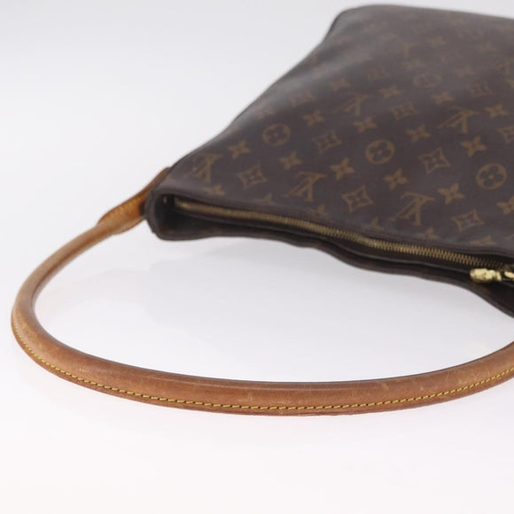 LOUIS VUITTON Monogram Looping GM Shoulder Bag M51145 LV Auth 214035