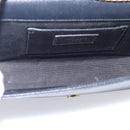 Saint Laurent Kate Chain Shoulder Bag Leather Black Gold Auth 214040M-20