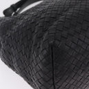 Bottega Veneta INTRECCIATO Garda Tote Bag Leather Black 179320 Auth 214046V-10
