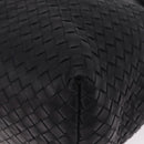 Bottega Veneta INTRECCIATO Garda Tote Bag Leather Black 179320 Auth 214046V-11