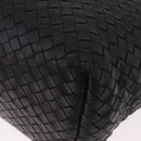 Bottega Veneta INTRECCIATO Garda Tote Bag Leather Black 179320 Auth 214046V-13