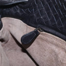 Bottega Veneta INTRECCIATO Garda Tote Bag Leather Black 179320 Auth 214046V-19
