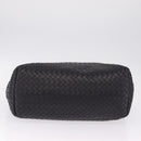 Bottega Veneta INTRECCIATO Garda Tote Bag Leather Black 179320 Auth 214046V-9