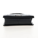 CHANEL Boy Chanel Chain Shoulder Bag Lamb Skin Black Silver CC Auth 214047SAM-10