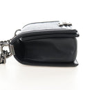 CHANEL Boy Chanel Chain Shoulder Bag Lamb Skin Black Silver CC Auth 214047SAM-4