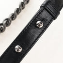 CHANEL Boy Chanel Chain Shoulder Bag Lamb Skin Black Silver CC Auth 214047SAM-8