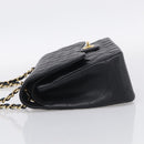 CHANEL Big Matelasse30 Chain Bag Caviar Skin Black Gold CC Auth 214053SAM-4