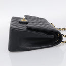 CHANEL Big Matelasse30 Chain Bag Caviar Skin Black Gold CC Auth 214053SAM-5