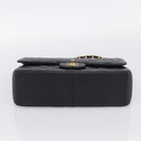 CHANEL Big Matelasse30 Chain Bag Caviar Skin Black Gold CC Auth 214053SAM-9
