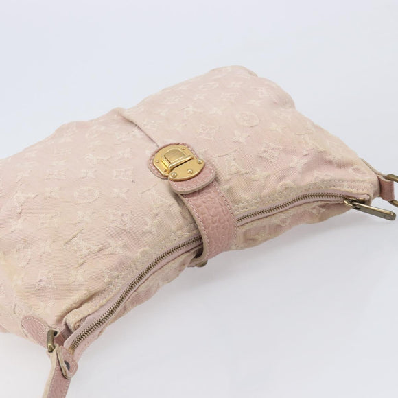 LOUIS VUITTON Monogram Denim Slytree Shoulder Bag Pink M95833 LV Auth 214062