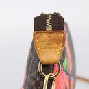 LOUIS VUITTON Monogram Rose Pochette Accessoires Pouch M48615 LV Auth 214072V-14