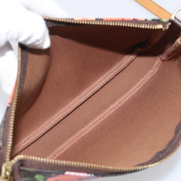 LOUIS VUITTON Monogram Rose Pochette Accessoires Pouch M48615 LV Auth 214072V