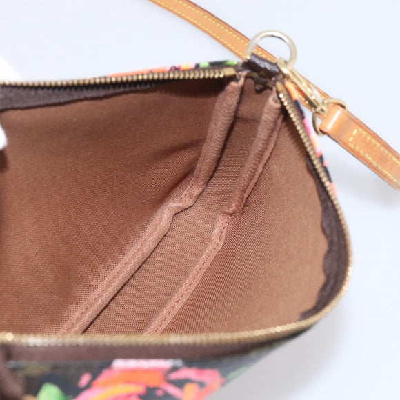 LOUIS VUITTON Monogram Rose Pochette Accessoires Pouch M48615 LV Auth 214072V