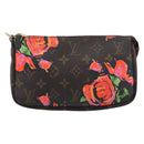 LOUIS VUITTON Monogram Rose Pochette Accessoires Pouch M48615 LV Auth 214072V-2