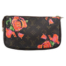 LOUIS VUITTON Monogram Rose Pochette Accessoires Pouch M48615 LV Auth 214072V-3