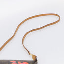 LOUIS VUITTON Monogram Rose Pochette Accessoires Pouch M48615 LV Auth 214072V-8