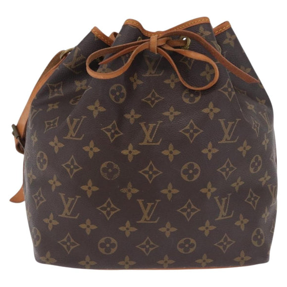 LOUIS VUITTON Monogram Petit Noe Shoulder Bag M42226 LV Auth 214077V