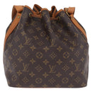 LOUIS VUITTON Monogram Petit Noe Shoulder Bag M42226 LV Auth 214077V-3