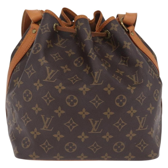 LOUIS VUITTON Monogram Petit Noe Shoulder Bag M42226 LV Auth 214077V