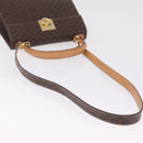 CELINE Macadam Hand Bag PVC 2way Brown Gold Auth 214088V-9