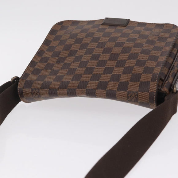 LOUIS VUITTON Damier Ebene District PM Shoulder Bag N41213 LV Auth 214089V