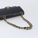 CHANEL Matelasse23 Chain Shoulder Bag Lamb Skin Black Gold CC Auth 214092SAM-7