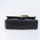 CHANEL Matelasse23 Chain Shoulder Bag Lamb Skin Black Gold CC Auth 214092SAM-9