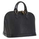 LOUIS VUITTON Epi Alma Hand Bag Black M52142 LV Auth 214099V-1