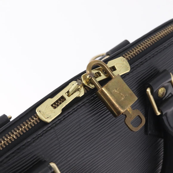 LOUIS VUITTON Epi Alma Hand Bag Black M52142 LV Auth 214099V