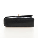 CHANEL Matelasse Chain Shoulder Bag Lamb Skin Black Gold CC Auth 214102SAM-9