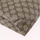 GUCCI GG Supreme Web Sherry Line Tote Bag PVC Beige Gold 39 02 091 Auth 214112A-13