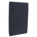 Bottega Veneta INTRECCIATO Card Case Leather Navy Auth 214117M-1
