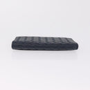 Bottega Veneta INTRECCIATO Card Case Leather Navy Auth 214117M-5