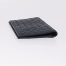 Bottega Veneta INTRECCIATO Card Case Leather Navy Auth 214117M-6