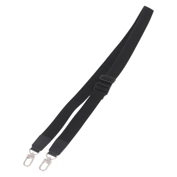 LOUIS VUITTON Tadao Shoulder Strap Canvas Black Silver LV Auth 214127V