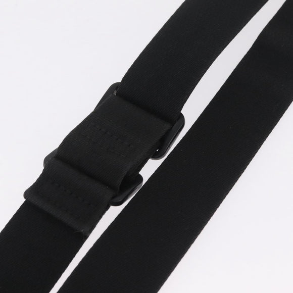 LOUIS VUITTON Tadao Shoulder Strap Canvas Black Silver LV Auth 214127V