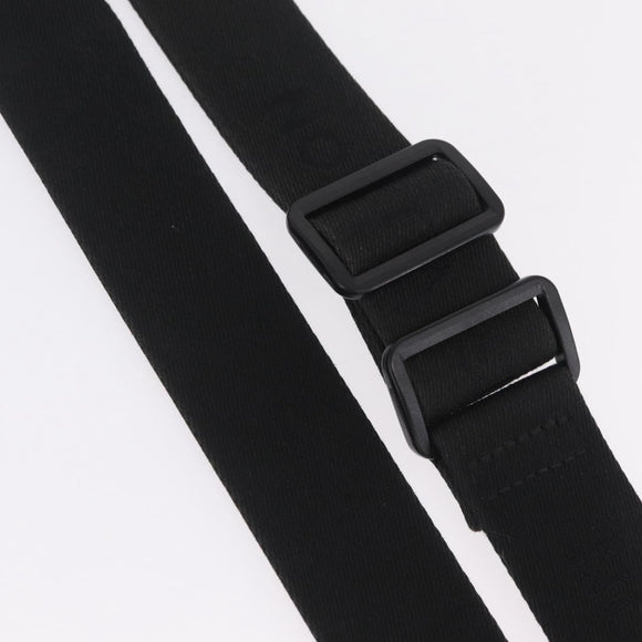 LOUIS VUITTON Tadao Shoulder Strap Canvas Black Silver LV Auth 214127V