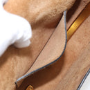 FENDI Moonlight Shoulder Bag Leather Black Gold Auth 214143V-24
